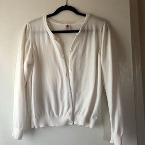 NWOT Cream Cardigan Sweater